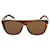 Saint Laurent Rectangle-Frame Acetate Sunglasses Brown Cellulose fibre  ref.678948