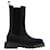 Off White Sponge Sole High Chelsea Boots in Black/Green Leather  ref.679005