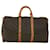 Louis Vuitton Keepall 50 Brown Cloth  ref.679328