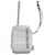 Bolsa transversal Balenciaga Monogram Croc com relevo para celular em couro branco  ref.679411