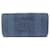 Chanel Portafoglio con patta Deauville con logo CC in denim blu scuro Giovanni  ref.679780