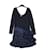 Christian Dior HAUTE COUTURE NAVY FR40 Navy blue Silk Wool  ref.680392