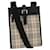 BURBERRY Nova Check Shoulder Bag Canvas Leather Beige Black Auth ai430a Cloth  ref.680427