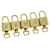 Louis Vuitton padlock 5Set Gold Tone LV Auth 16007 Metal  ref.680496