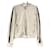 *PRADA Parka Spring/Autumn/Zip-up/Long sleeves Ivory x Black White Cotton Elastane  ref.680519