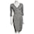 Diane Von Furstenberg DvF New Julian Two vestido envelope de seda padrão África Marrom Preto Bege Elastano  ref.680685