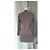 Bel Air Tunika Pullover aus Seide und Kaschmir Taupe - Ansicht 3