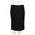 Calvin Klein Gonna a tubino Paisley nera - vista 3