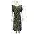Ann Taylor Kleid mit schwarzem und cremefarbenem Muster - Ansicht 2