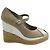 Hogan Espadrillas con zeppa beige