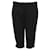 Miu Miu Black Capri Shorts Wool  ref.681694