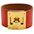 Hermès Kelly Dog Bracelet in Orange Leather  ref.681720