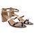 Kelly Hermès Sandalo Eve in pelle tricolore Marrone