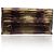 Nancy Gonzalez Pochette pieghevole in pelle metallizzata di Nancy Gonzales D'oro