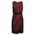 Michael Kors Black and Red Leopard Print Shift Dress  ref.681814