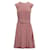 Prada Light Pink & Gold Sleeveless Dress Silk  ref.681881