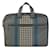 Bottega Veneta Intrecciato Woven Briefcase Grey Leather  ref.682195
