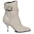 Bottega Veneta Buckle Ankle Boots White Leather  ref.682207