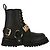 Moschino Anfibi in pelle con logo