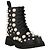 Moschino Botas militares de cuero perlado - vista 2