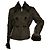 Ebène by Assuline Ebene by Patrick Assuline Black Embroidered Rabbit Fur Collar Cuff Jacket size 2 - view 7