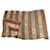 Philipp Plein for President Skulls & Logo Red Gray Shiny Stripes Scarf Wrap Cotton  ref.682514