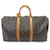 Louis Vuitton keepall 50 Monogram Brown Leather  ref.682569