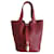 Hermès Hermes Picotin-Tasche 18 Sperren Rot Leder  ref.682591