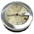 Horloge de table GUCCI Montre de table marron crème avec coffret complet Horloge  ref.682594