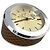 GUCCI Table Clock Brown Cream Table Watch with Box Full Set Clock - view 6