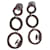 Chanel Earrings Silvery Metal  ref.682644