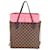 Louis Vuitton Louis Vuitton Neverfull Mm Damier Ebene Tote Pink Bag W/added insert A947 N41603  Leather  ref.683335