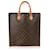 Louis Vuitton Canvas Monogram Sac Plat  Brown Leather  ref.683371