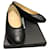 Chanel Sapatilhas de ballet Preto Couro  ref.683430
