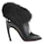Louis Vuitton Black Leather Fur Trim Ankle Boots  ref.683644