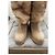 Car Shoes nuevas botas de piel Beige - vista 4