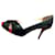 Christian Louboutin Shelly Black Red Leather  ref.685653