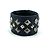 BRACELET CUIR NYLON NOIR MCM