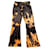 Marques Almeida Un pantalon, leggings Coton Viscose Noir Orange  ref.684187