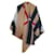 Poncho cape blanket burberry laine et cachemire sold out !!! idéal pour cet hiver Marron clair  ref.684201