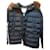Moncler Men Coats Outerwear Dark blue Nylon  ref.684287