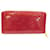 Louis Vuitton Zippy Wallet Cuir vernis Rouge  ref.684314