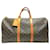 Louis Vuitton Keepall 50 Braun Leinwand  ref.684910