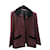 Givenchy Nouvelle Boutique Black Red Dark red Velvet Wool  ref.685049
