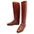 Hermès HERMES SHOES RIDER BOOTS 37 IN CAMEL LEATHER + BOX LEATHER BOOTS Caramel  ref.685121