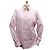 Hermès HERMES TOP CAMICIA TAGLIA M 40 IN COTONE ROSA E RICAMI H CAMICIA ROSA