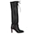 Gucci Leather Mid-Heel Boot Black  ref.685304