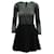 Sandro Paris Jeanette Lace Dress in Black Polyester  ref.685312