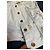 ROCCOBAROCCO White Denim Jacket with Gold Buttons - view 11