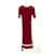 Joseph Spring 2018 Red Knit Dress Dark red Rayon  ref.685669